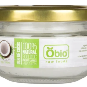 Ulei de cocos virgin raw bio 100ml Obio