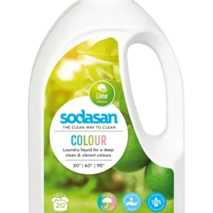 Detergent lichid pentru rufe colorate cu lime ecologic 1.5l Sodasan