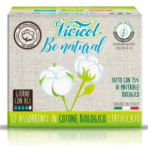 Absorbante de zi din bumbac ecologic 4 picaturi 12buc Vivicot