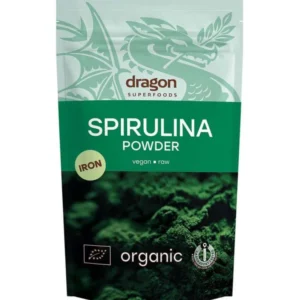 Spirulina pulbere bio 200g Dragon Superfoods