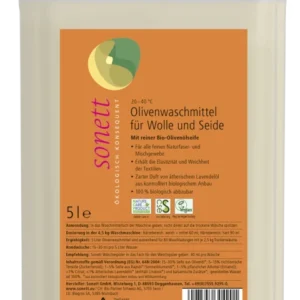 Detergent lichid pentru lana si matase ecologic 5l Sonett