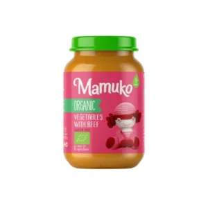 Piure de legume cu vita bio  6+ luni 190g Mamuko