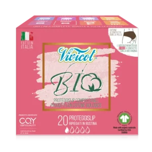 Protej slip din bumbac compostabil ecologic 1 picatura 20buc Vivicot