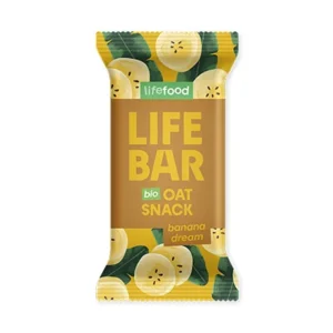 Baton de ovaz cu banane bio 40g Lifebar