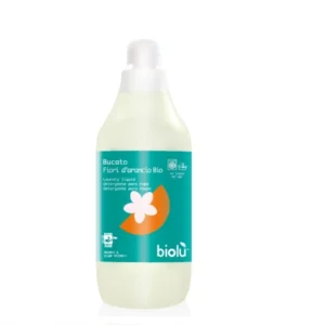 Detergent lichid pentru rufe albe si colorate cu portocale ecologic 1l Biolu