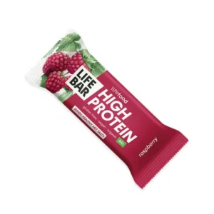 Baton proteic cu zmeura bio 40g Lifebar
