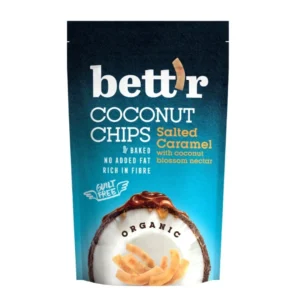 Chips de cocos si caramel sarat bio 70g Bettr