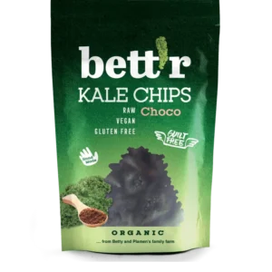 Chips din kale cu ciocolata bio 30g Bettr