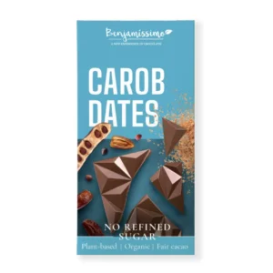Ciocolata cu pudra de carob si curmale bio 60g Benjamissimo