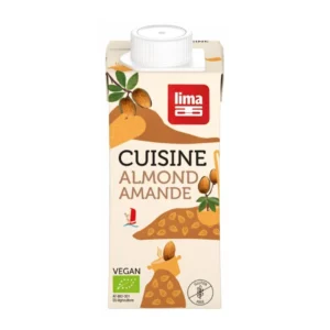 Crema de migdale pentru gatit bio 200ml Lima
