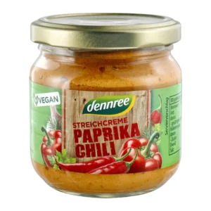 Crema tartinabila cu ardei rosu si chilli bio 180g Dennree