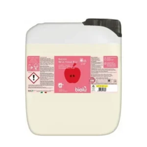 Detergent lichid pentru rufe albe si colorate cu mere rosii ecologic 5l Biolu