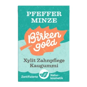 Guma de mestecat cu menta 20 drajeuri 28g Birkengold