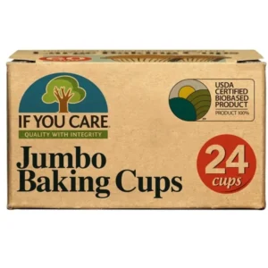 Hartie de copt briose nealbita compostabila jumbo 24buc If You Care