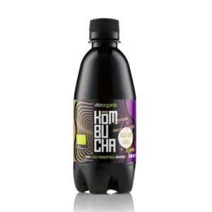 Kombucha cu lamaie si ghimbir indulcita cu stevia bio 330ml Vita Organic