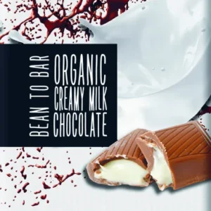 Ciocolata cu lapte si crema de lapte bio 100g Meybona