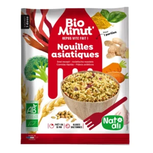 Noodle instant in stil asiatic bio 80g Nat-ali