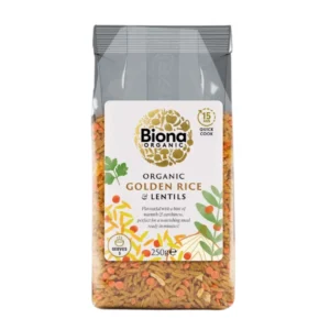 Orez auriu si linte bio 250g Biona