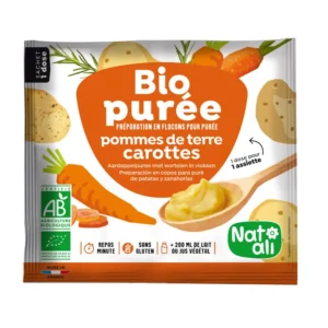 Piure instant de cartofi si morcovi bio 30g Nat-ali