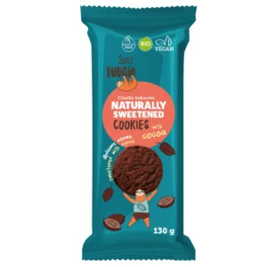 Biscuiti cu cacao indulciti cu agave bio 130g Super Fudgio