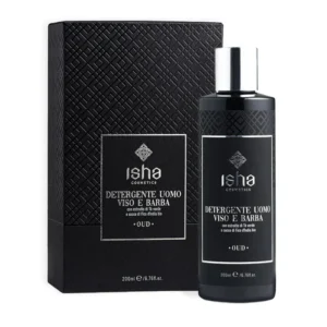 Sapun lichid pentru curatarea fetei si barbii pentru barbati 200ml Isha