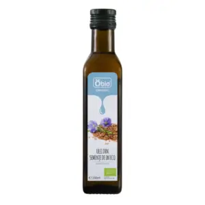 Ulei din seminte de in bio 250ml Obio