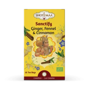 Ceai chakras - sanctify - ghimbir, fenicul si scortisoara bio 16dz x 2g 32g Shotimaa