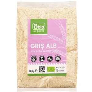 Gris alb din grau spelta bio 500g Obio