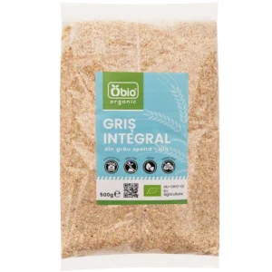 Gris integral din grau spelta bio 500g Obio