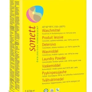 Detergent praf pentru rufe ecologic 2.4kg Sonett