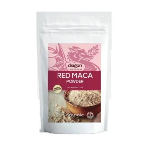 Maca rosie pulbere bio 100g Dragon Superfoods