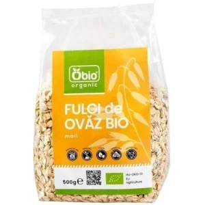 Fulgi de ovaz mari bio 500g Obio