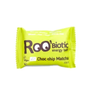 Biluta energizanta cu ciocolata si matcha bio 22g Roobar