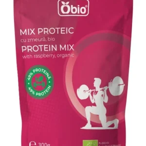 Mix proteic cu zmeura bio 300g Obio