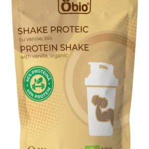 Shake proteic cu vanilie bio 300g Obio