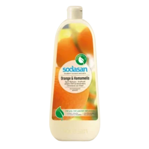 Detergent lichid pentru vase cu portocala si hamamelis ecologic 1l Sodasan